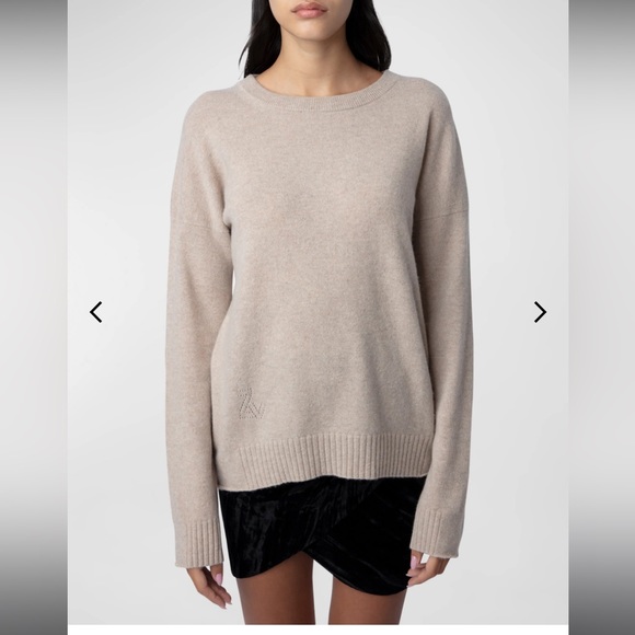 Zadig & Voltaire Cici Star Patch Cashmere Sweater - Picture 4 of 8